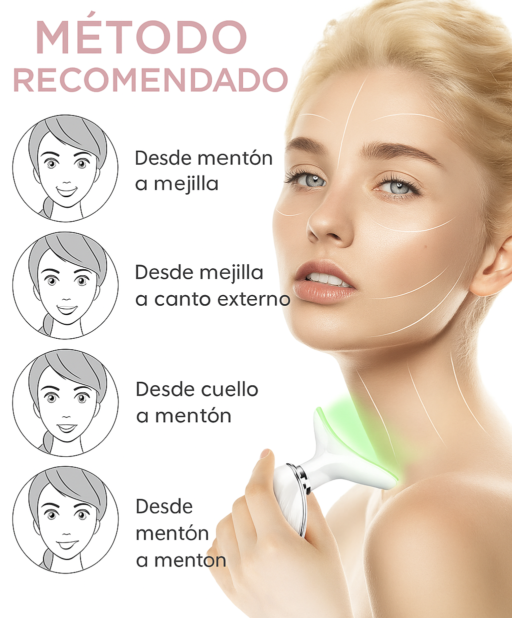 MASAJEADOR FACIAL REDUCTOR DE ARRUGAS