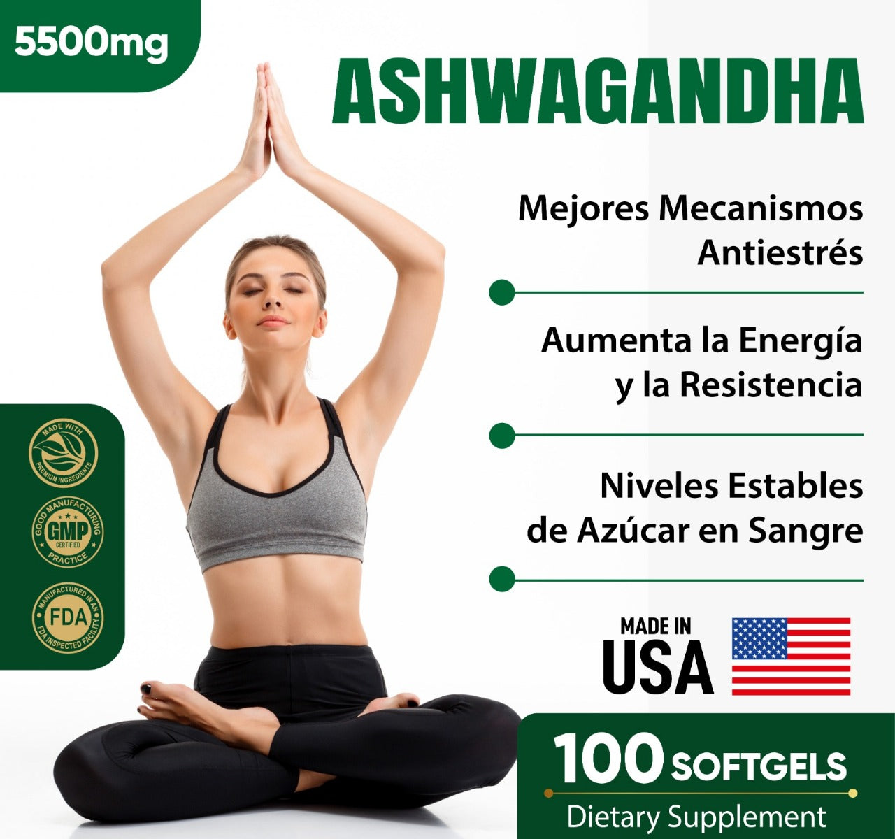 Ashwagandha KSM66 x 100 softgels